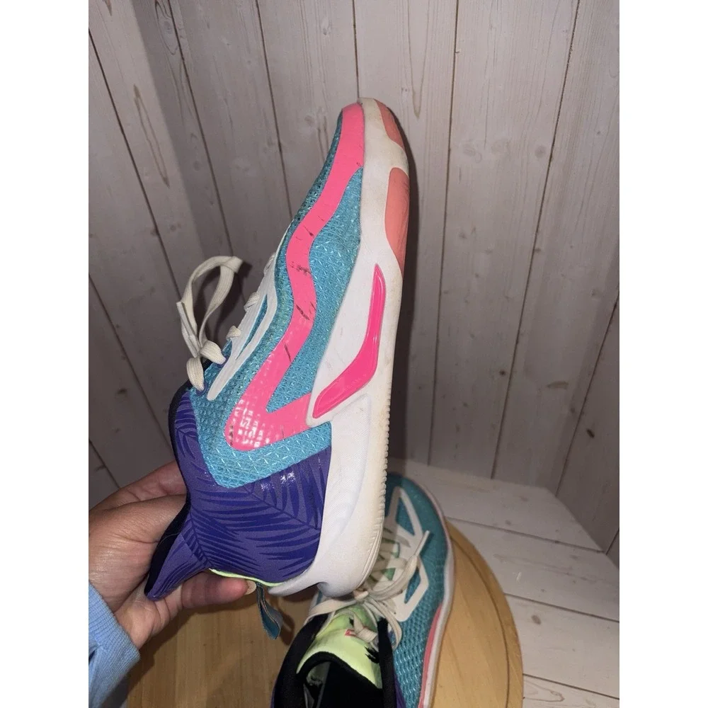 Nike Jordan Tatum 1 Basketball Shoes Youth Size 6Y Pink Wave Runner FV0172 400